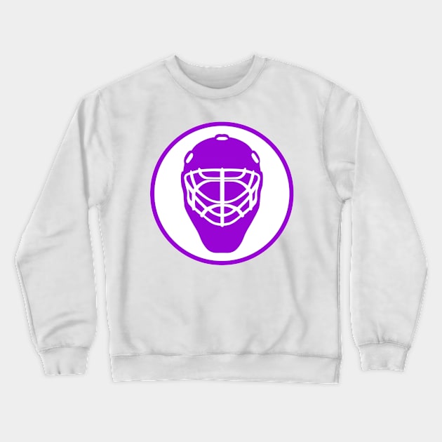 HOCKEY GOALIE MASK Crewneck Sweatshirt by HOCKEYBUBBLE